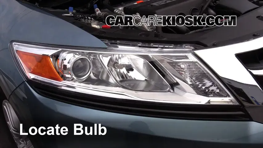 2013 Honda Crosstour EX-L 2.4L 4 Cyl. Éclairage Feux de croisement (remplacer l'ampoule)